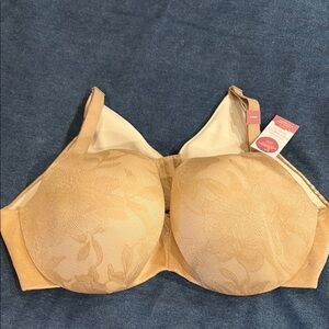 Cacique lightly lined balconette bra 44DD or 44E beige new with tags